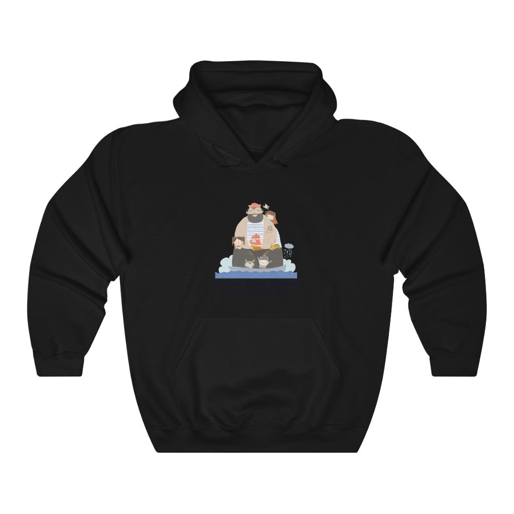 "To a father growing old, nothing is dearer than a daughter." Unisex Heavy Blend™ Hooded Sweatshirt