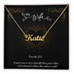Custom Name Necklace To My Wife