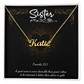 Custom Name Necklace Sister