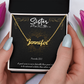 Custom Name Necklace Sister