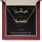 Custom Name Necklace To My Granddaughter