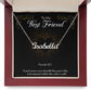 Custom Name Necklace To My Bestfriend