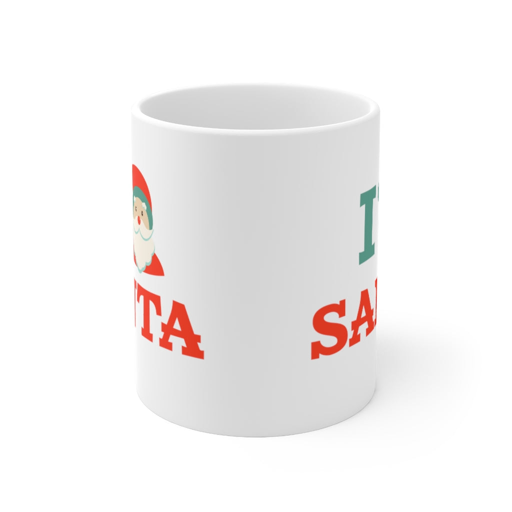 I Love Santa Christmas Holiday Mug 11oz