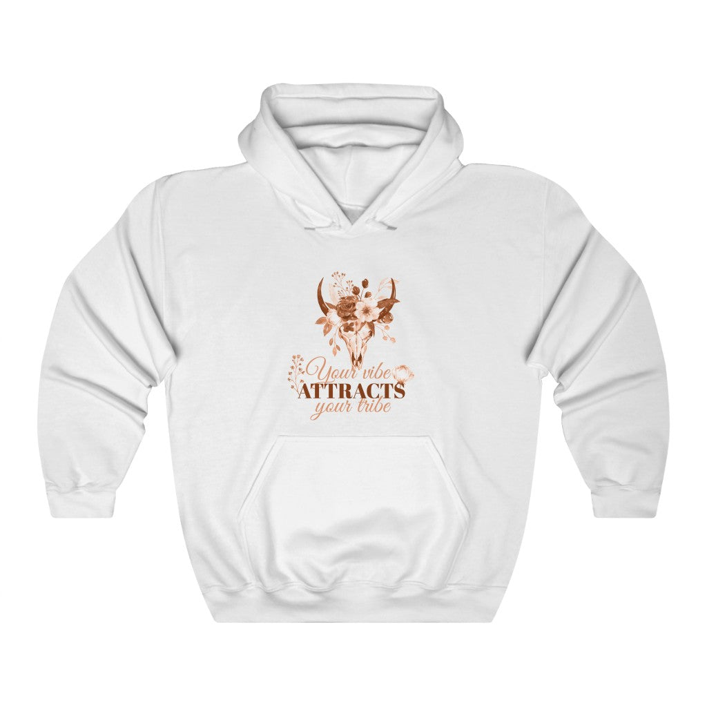 Your vibe ATTRACTS your tribe Unisex Heavy Blend™ Hooded Sweatshirt