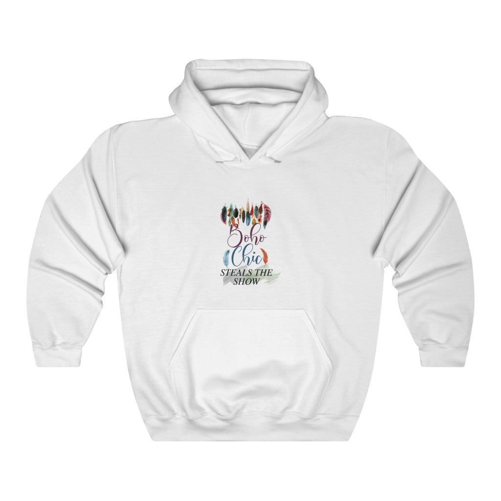 Boho Chic STEALS THE SHOW Unisex Heavy Blend™ Hooded Sweatshirt