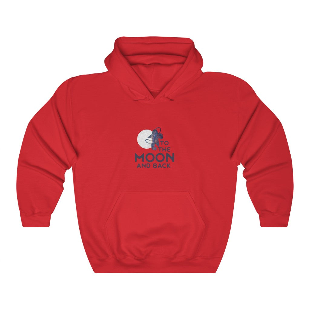 Alien and Space 11: To the Moon and Back Unisex Heavy Blend™ Hooded Sweatshirt