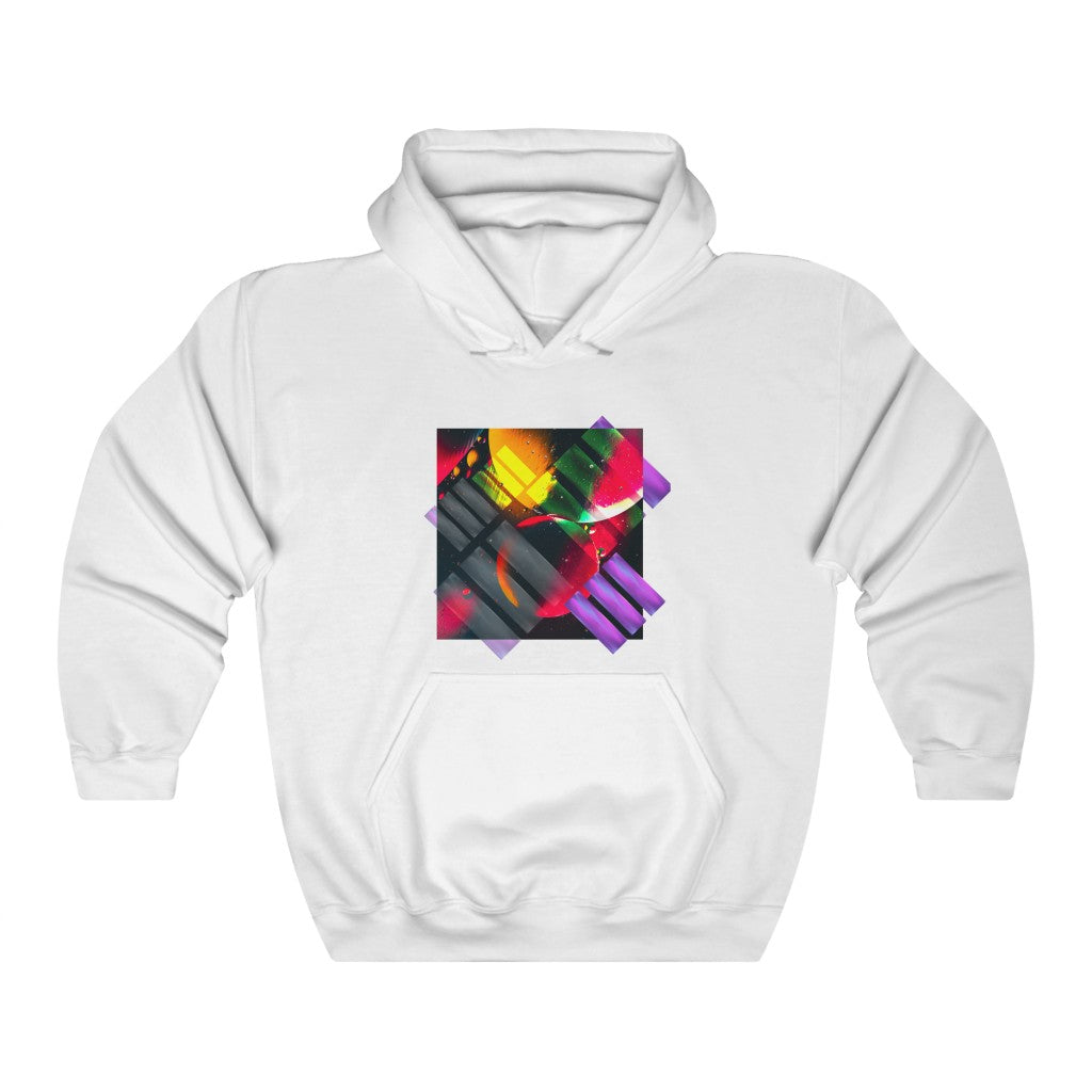 Abstract Rectangle Design Unisex Heavy Blend™ Hooded Sweatshirt