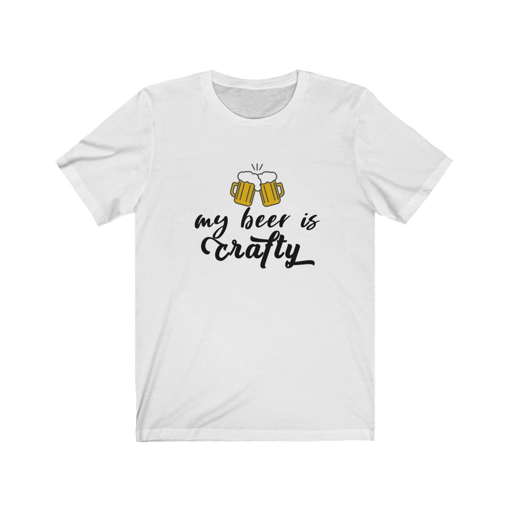 My Beer is Crafty Unisex Jersey Short Sleeve Tee