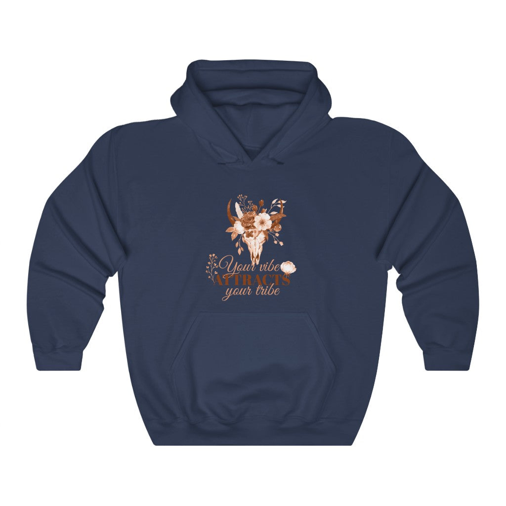 Your vibe ATTRACTS your tribe Unisex Heavy Blend™ Hooded Sweatshirt