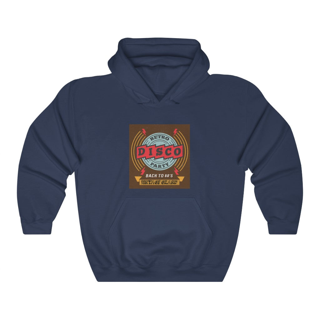 RETRO DISCO PARTY BACK TO 60'S VINTAGE GRAND Unisex Heavy Blend™ Hooded Sweatshirt