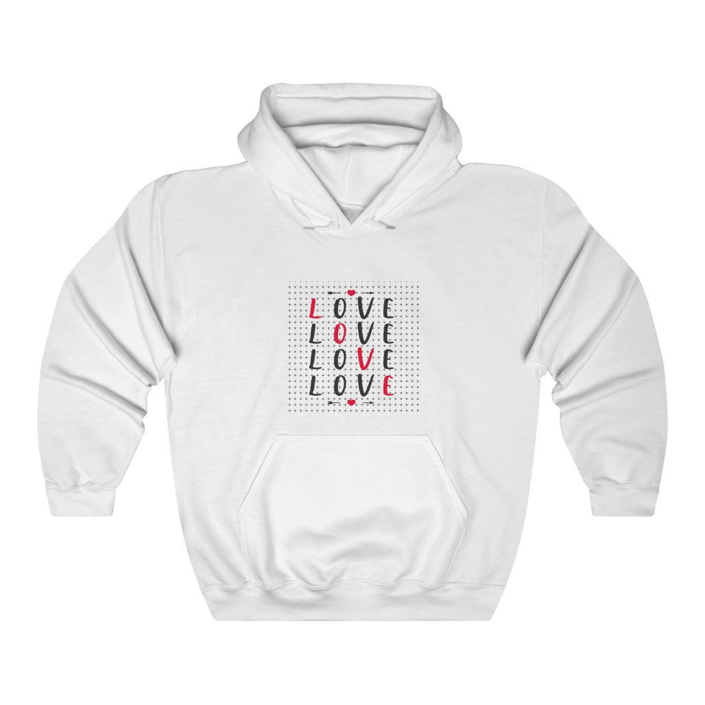 Love Love Love Love Unisex Heavy Blend™ Hooded Sweatshirt