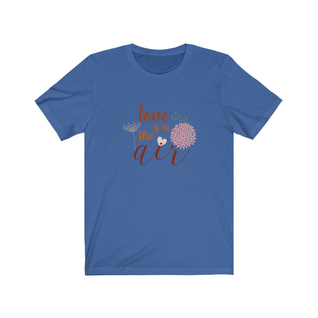 Love is in the Air Couple's Unisex Jersey Short Sleeve Tee