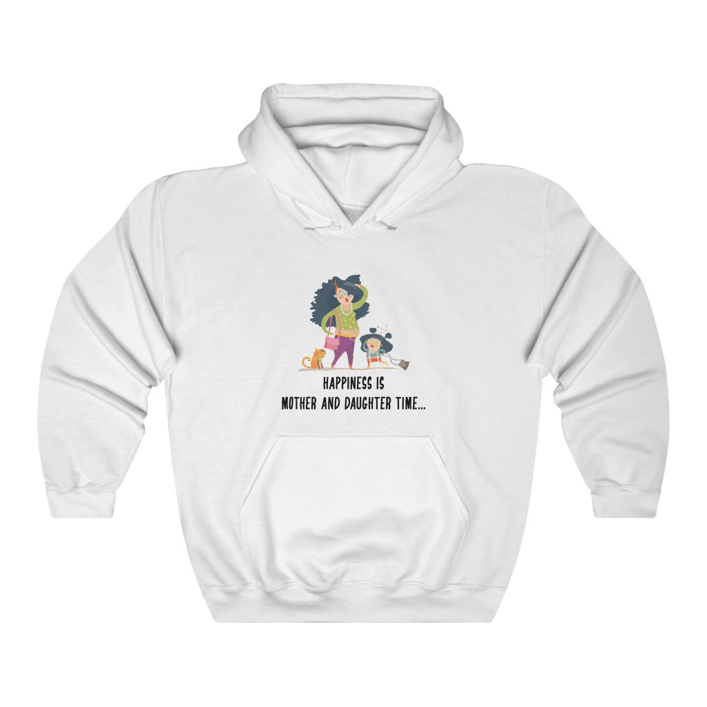 Happiness is Mother and Daughter Time Unisex Heavy Blend™ Hooded Sweatshirt