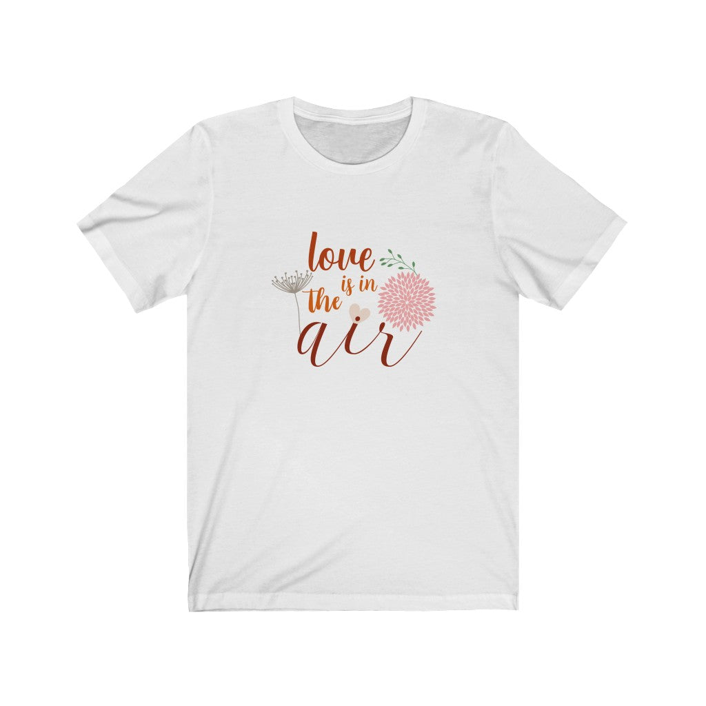 Love is in the Air Couple's Unisex Jersey Short Sleeve Tee
