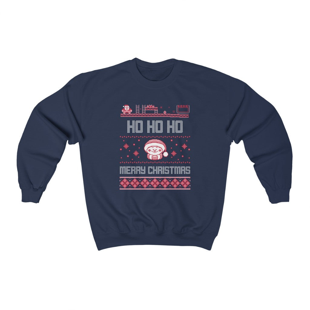 Santa Christmas Ugly Sweater Unisex Heavy Blend™ Crewneck Sweatshirt