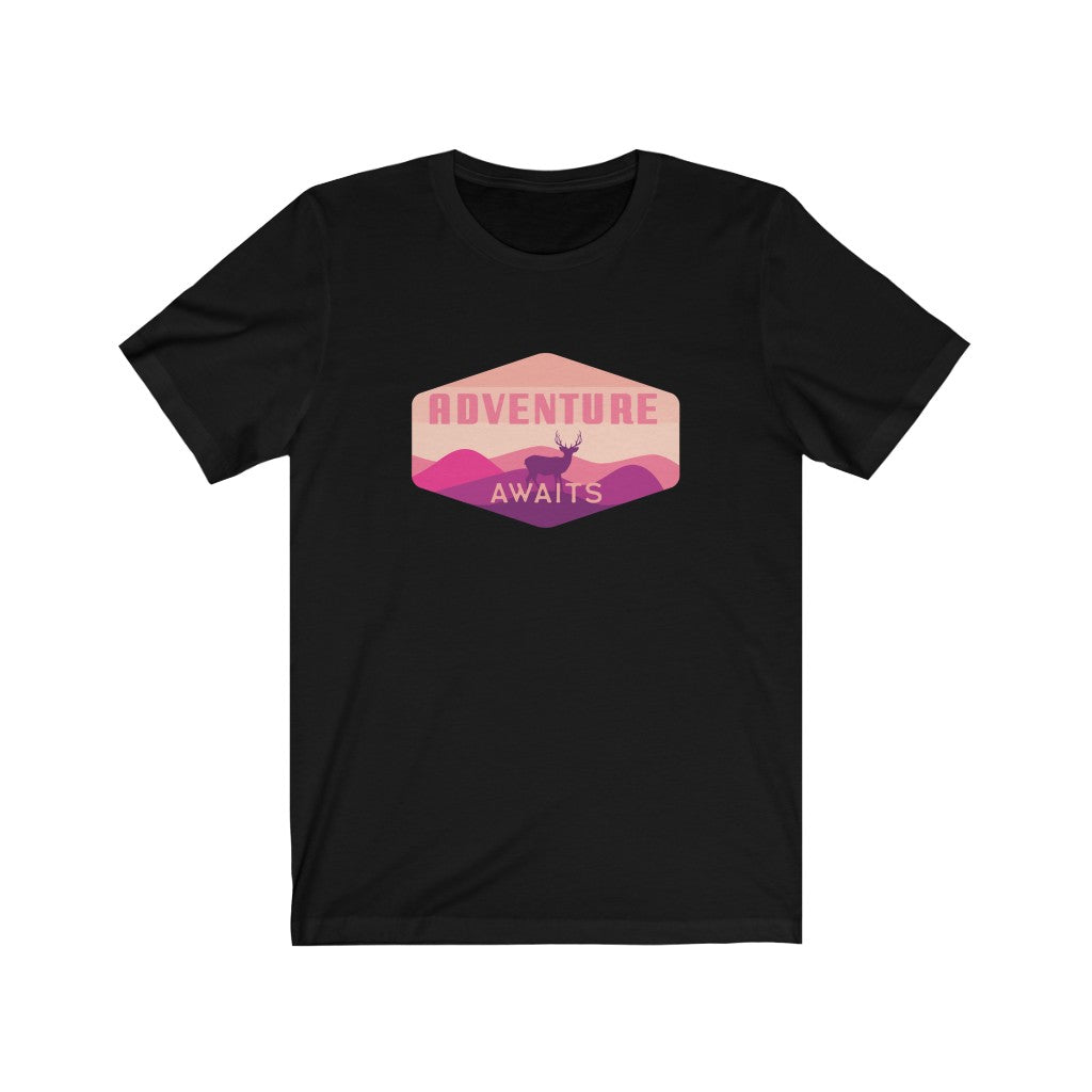 Adventure Awaits Unisex Jersey Short Sleeve Tee