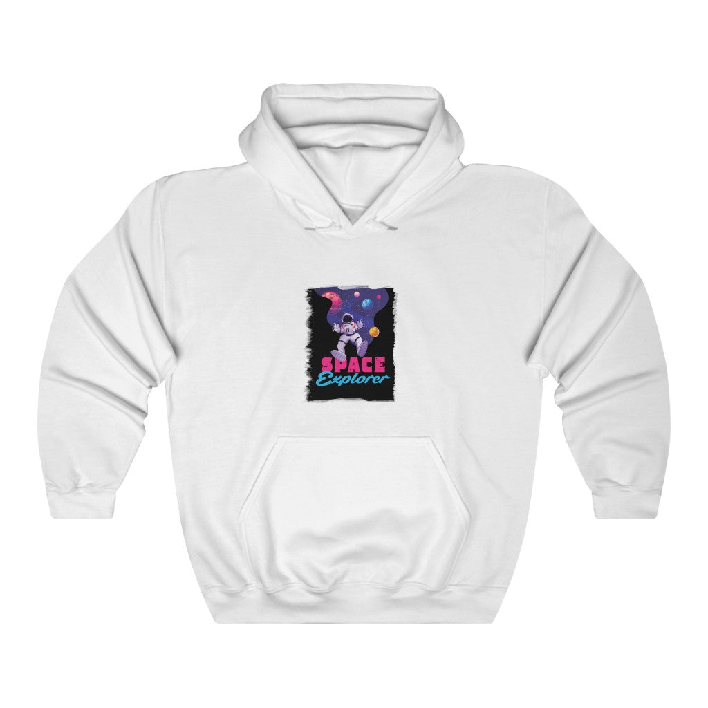 Alien and Space 8: Space Explorer Unisex Heavy Blend™ Hooded Sweatshirt