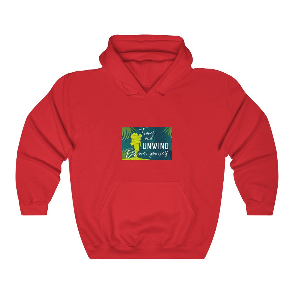 Adventure 8: Travel and Unwind Discover Yourself Unisex Heavy Blend™ Hooded Sweatshirt