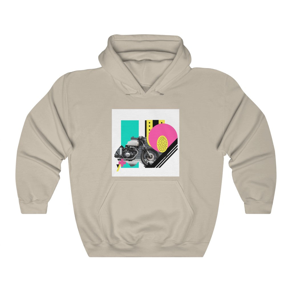 Abstract Motorcycle Unisex Heavy Blend™ Hooded Sweatshirt