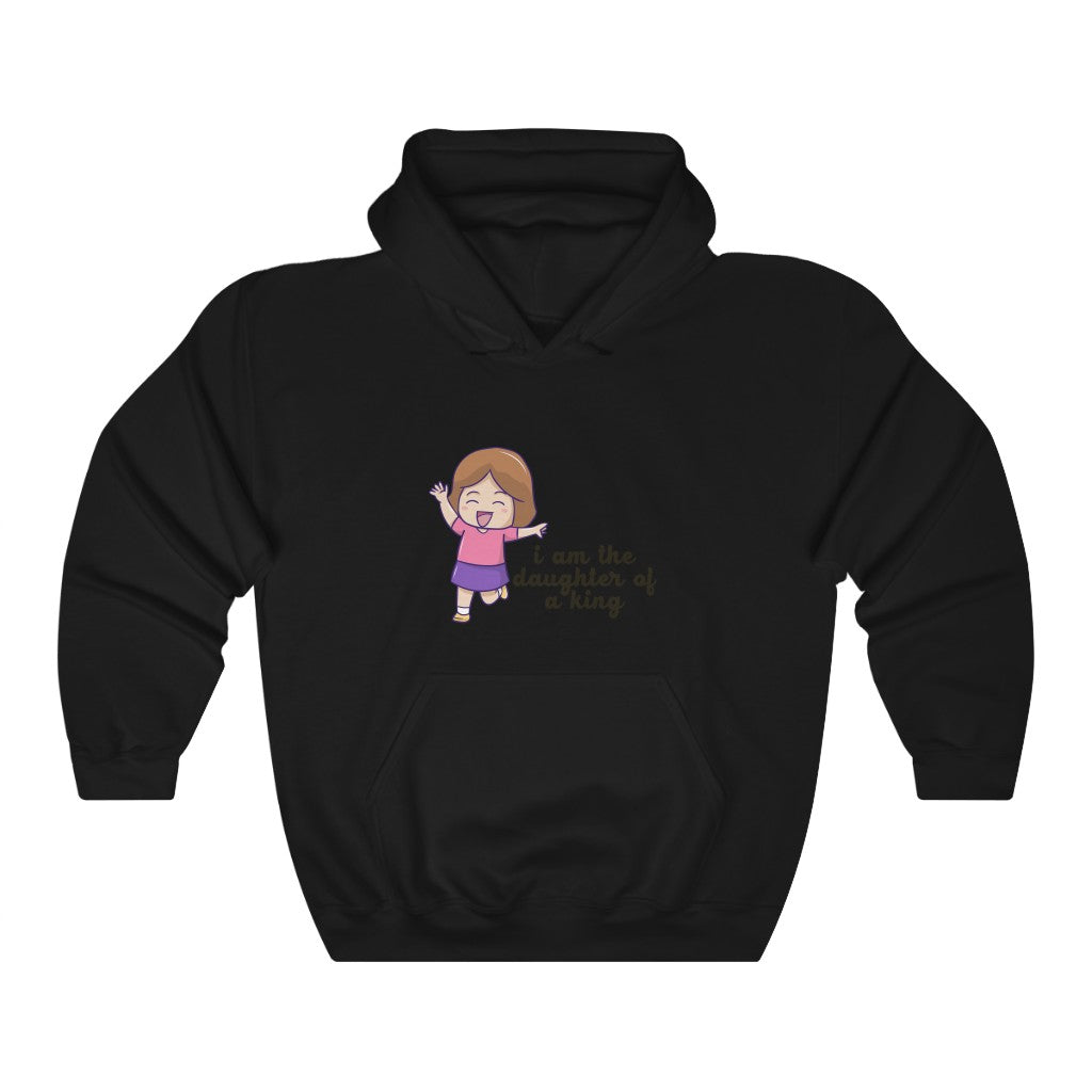 I am the Daughter of a King Unisex Heavy Blend™ Hooded Sweatshirt