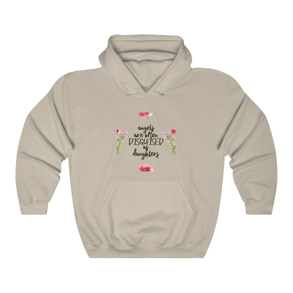 Angels are often DISGUISED as Daughters Unisex Heavy Blend™ Hooded Sweatshirt