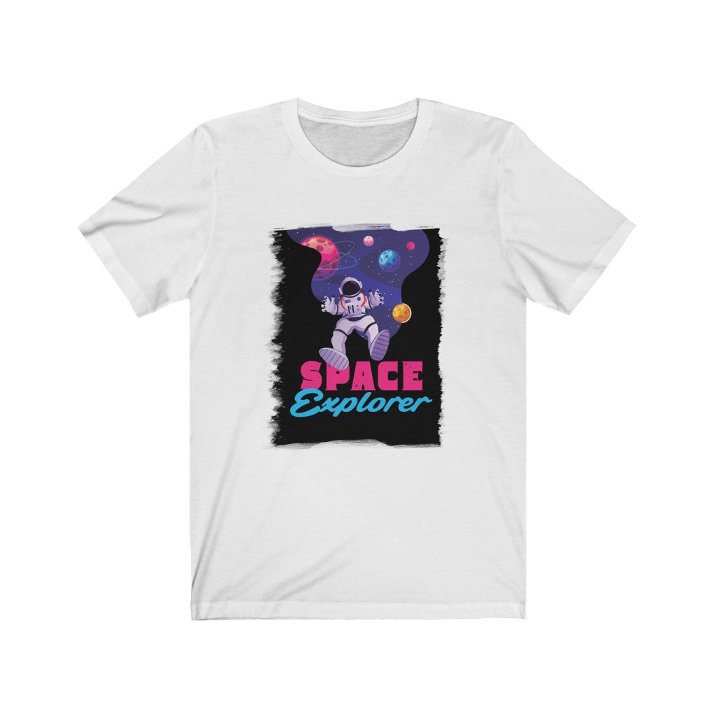 Space Explorer Unisex Jersey Short Sleeve Tee