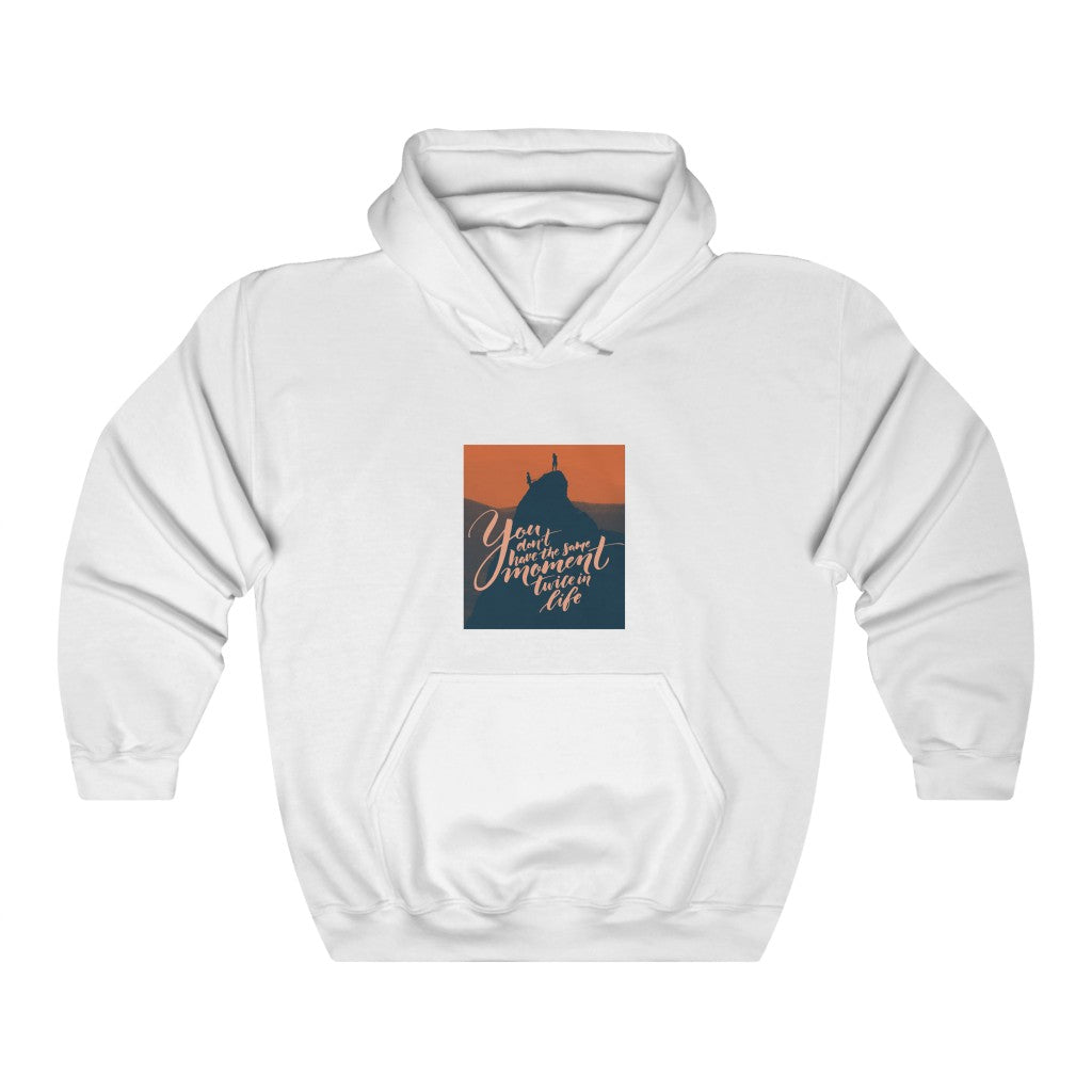Adventure 15: You don't have the same moment twice in life Unisex Heavy Blend™ Hooded Sweatshirt