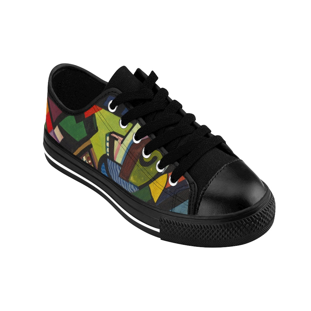 Daughter in a Rocker Abstract Art Women's Sneakers