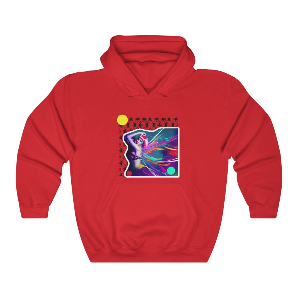 Abstract Rainbow Girl Unisex Heavy Blend™ Hooded Sweatshirt
