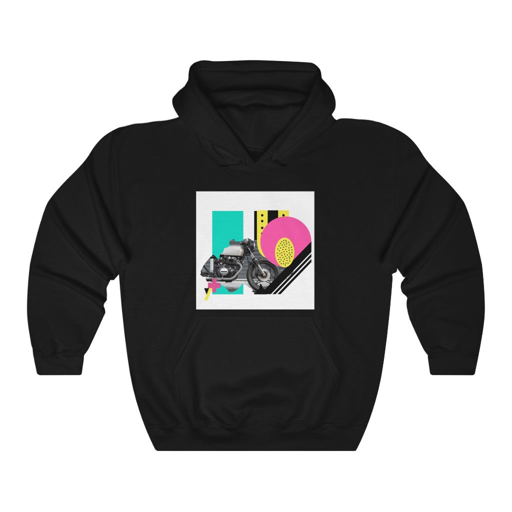 Abstract Motorcycle Unisex Heavy Blend™ Hooded Sweatshirt