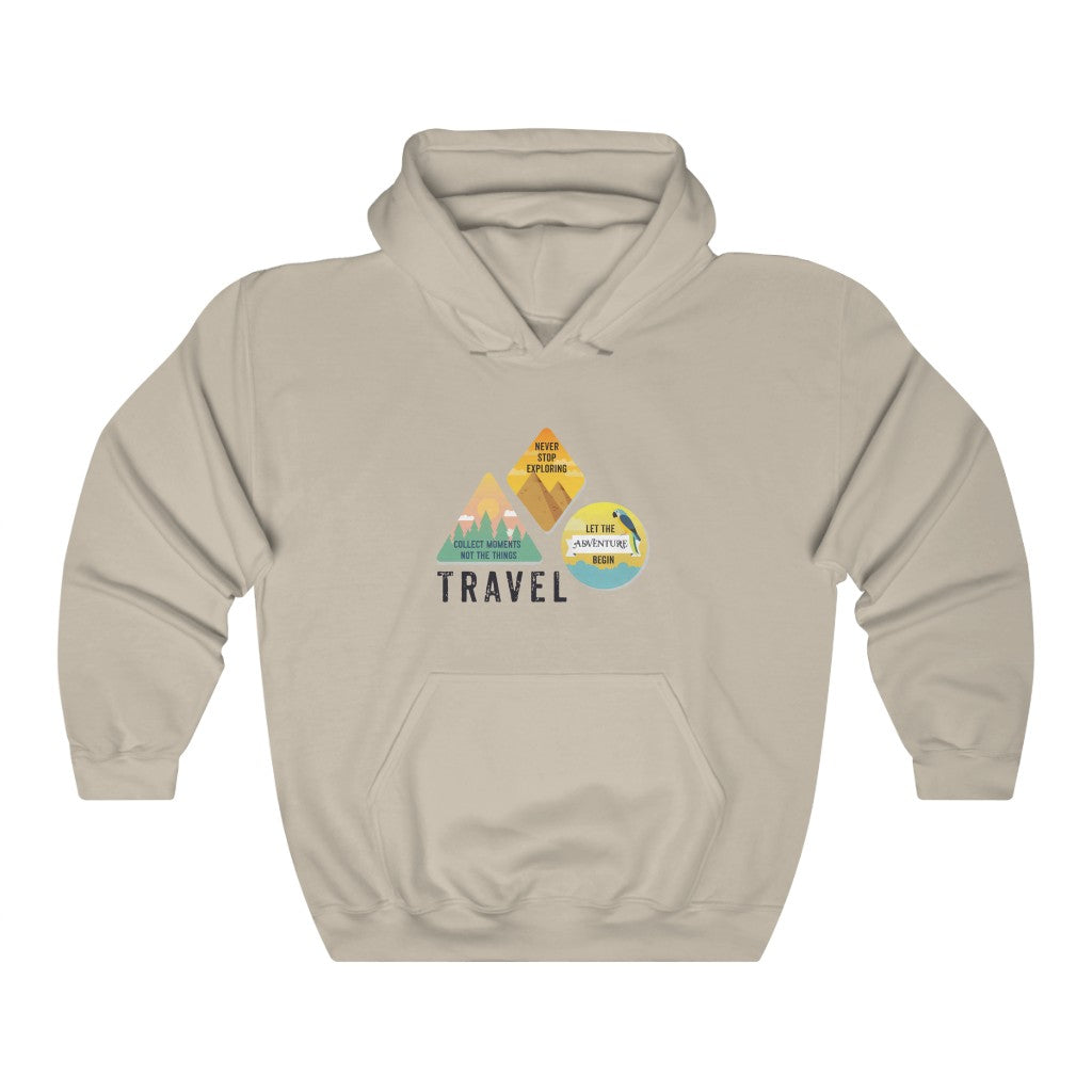 Travel Badge Unisex Heavy Blend™ Hooded Sweatshirt