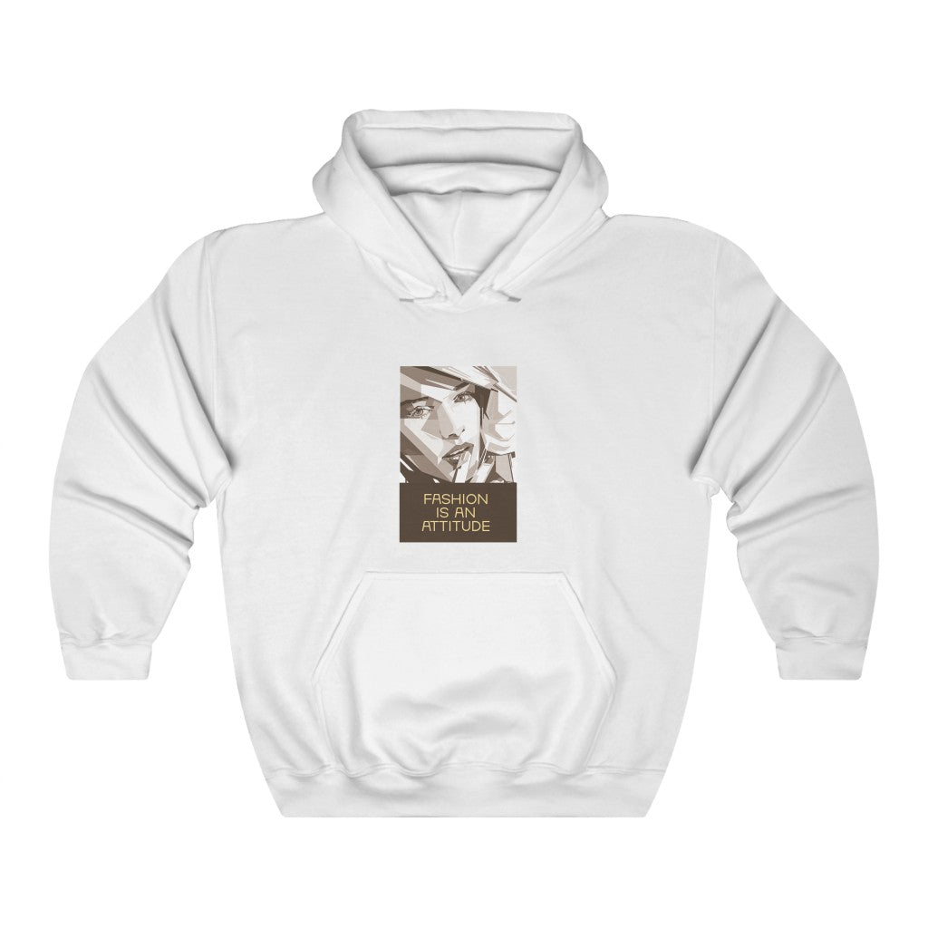 FASHION IS AN ATTITUDE Unisex Heavy Blend™ Hooded Sweatshirt