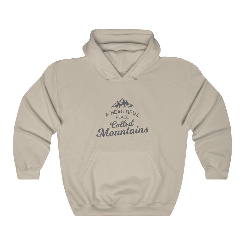 Adventure 12: A Beautiful Place Called Mountains Unisex Heavy Blend™ Hooded Sweatshirt