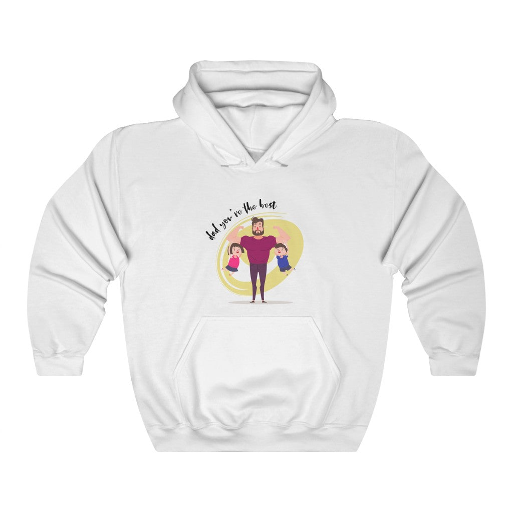 dad you're the best Unisex Heavy Blend™ Hooded Sweatshirt