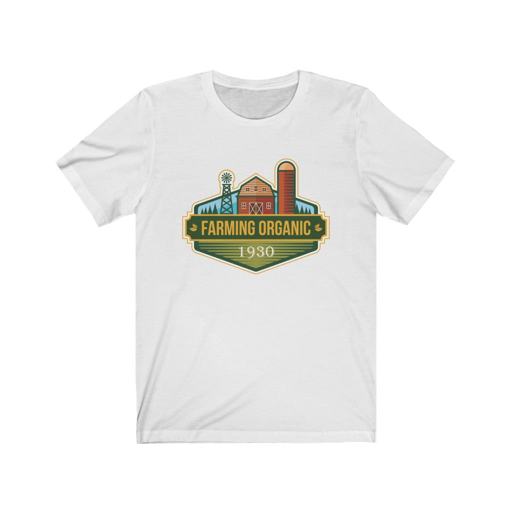 Farming Organic 1930 Unisex Jersey Short Sleeve Tee