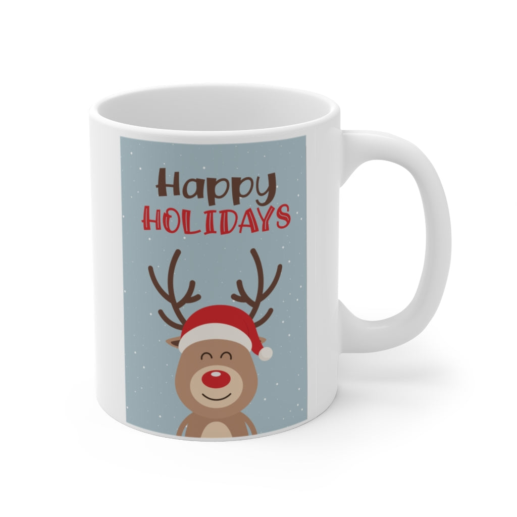 Happy Holidays Christmas Mug 11oz