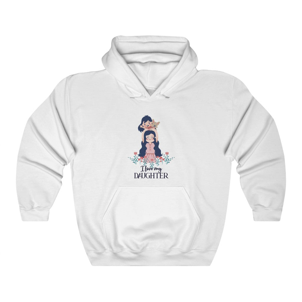 I love my DAUGHTER Unisex Heavy Blend™ Hooded Sweatshirt