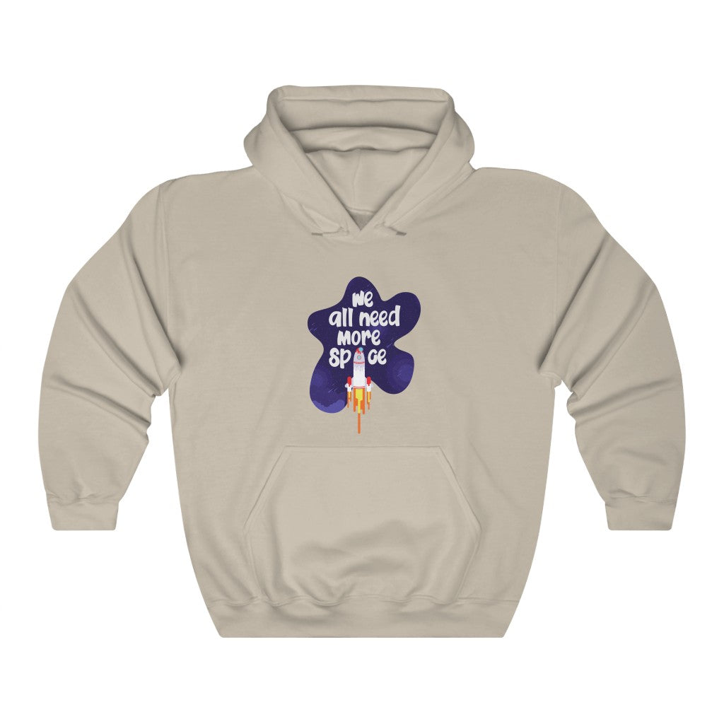 Alien and Space 2: We all need more space Unisex Heavy Blend™ Hooded Sweatshirt