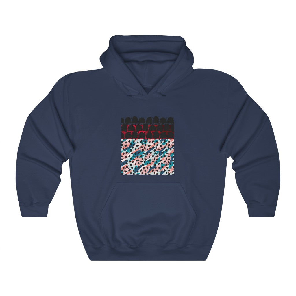 Abstract Motion Unisex Heavy Blend™ Hooded Sweatshirt