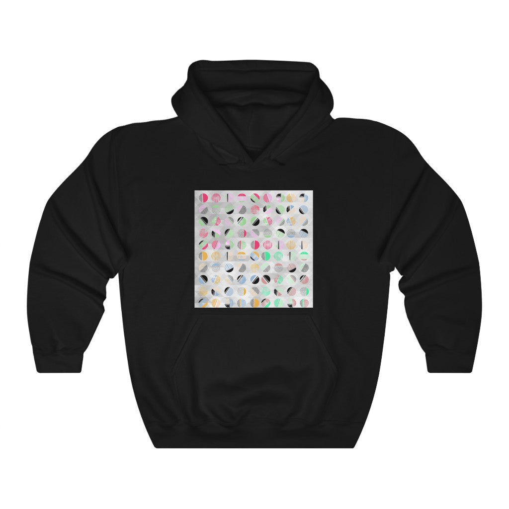 Abstract Circle Design Art Unisex Heavy Blend™ Hooded Sweatshirt