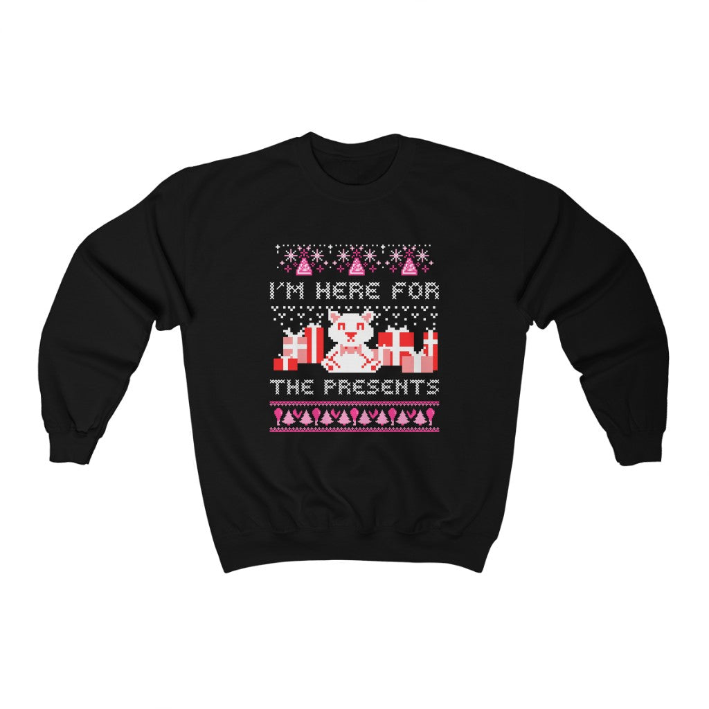 Cat Ugly Christmas Sweater Unisex Heavy Blend™ Crewneck Sweatshirt