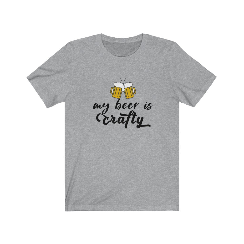 My Beer is Crafty Unisex Jersey Short Sleeve Tee