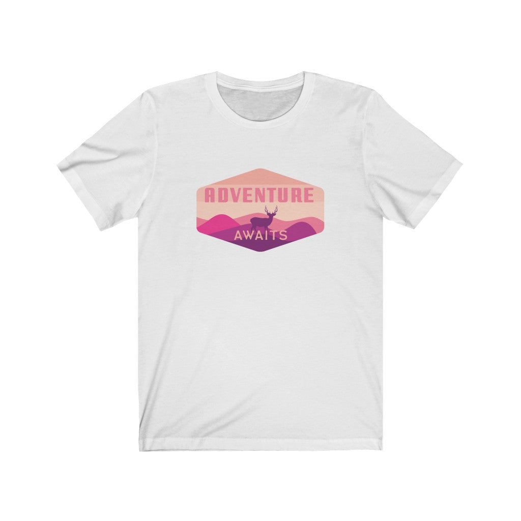 Adventure Awaits Unisex Jersey Short Sleeve Tee