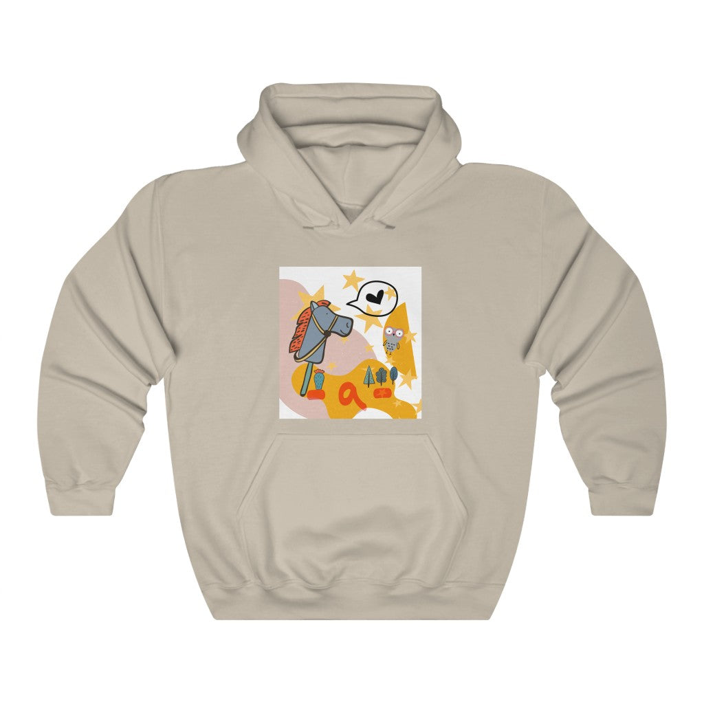 Abstract Childhood Unisex Heavy Blend™ Hooded Sweatshirt