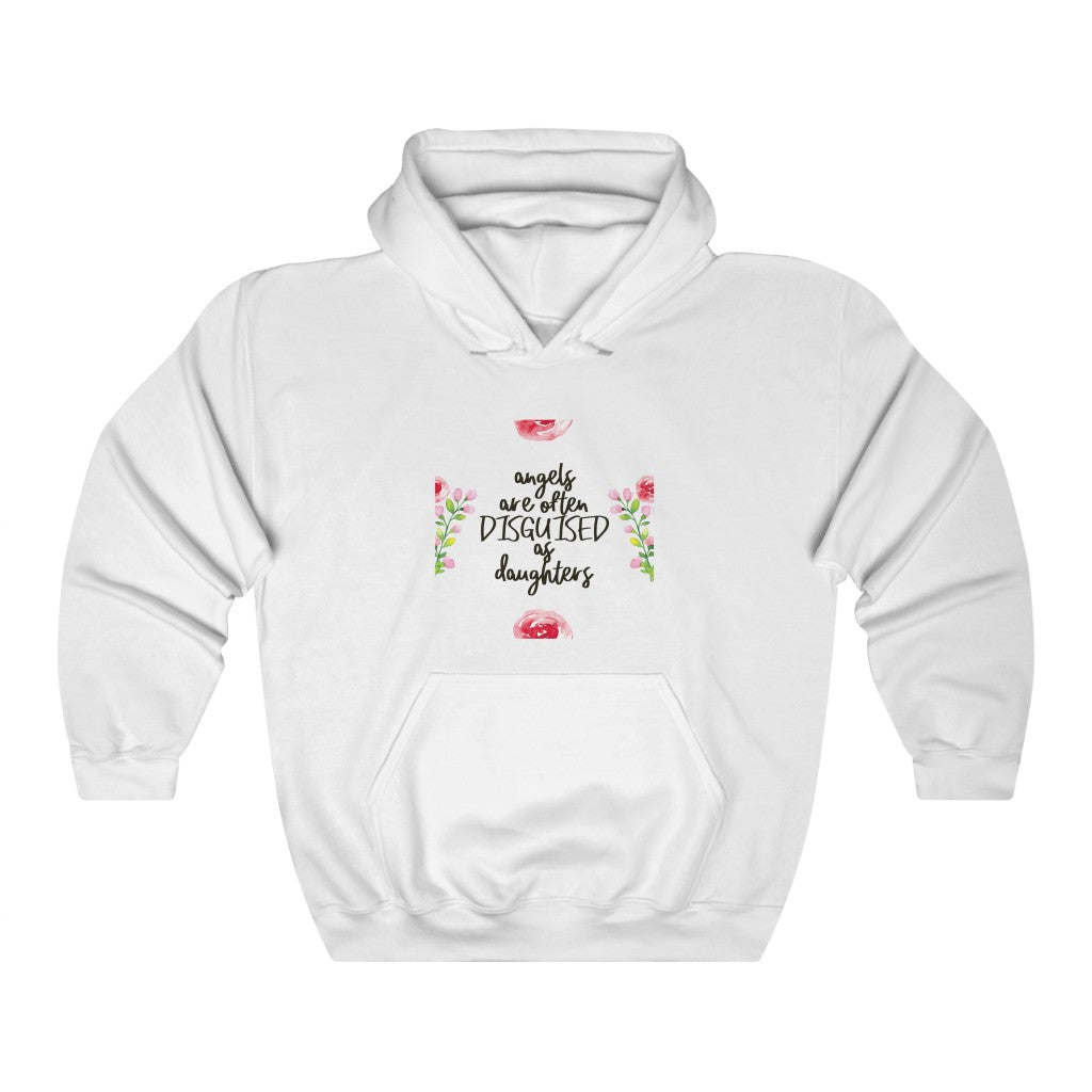 Angels are often DISGUISED as Daughters Unisex Heavy Blend™ Hooded Sweatshirt