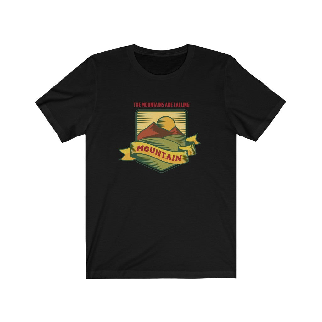 The Mountains are Calling Unisex Jersey Short Sleeve Tee