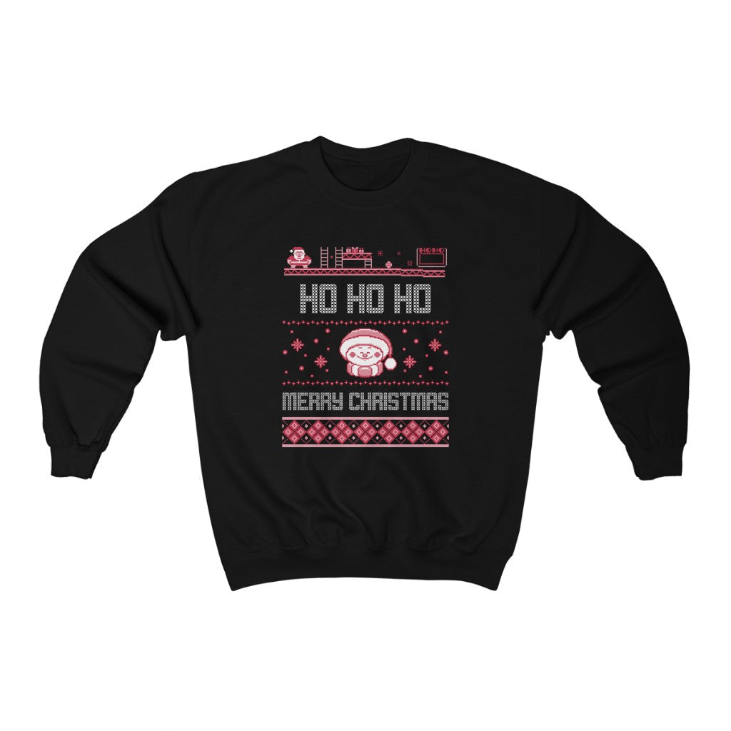 Santa Christmas Ugly Sweater Unisex Heavy Blend™ Crewneck Sweatshirt