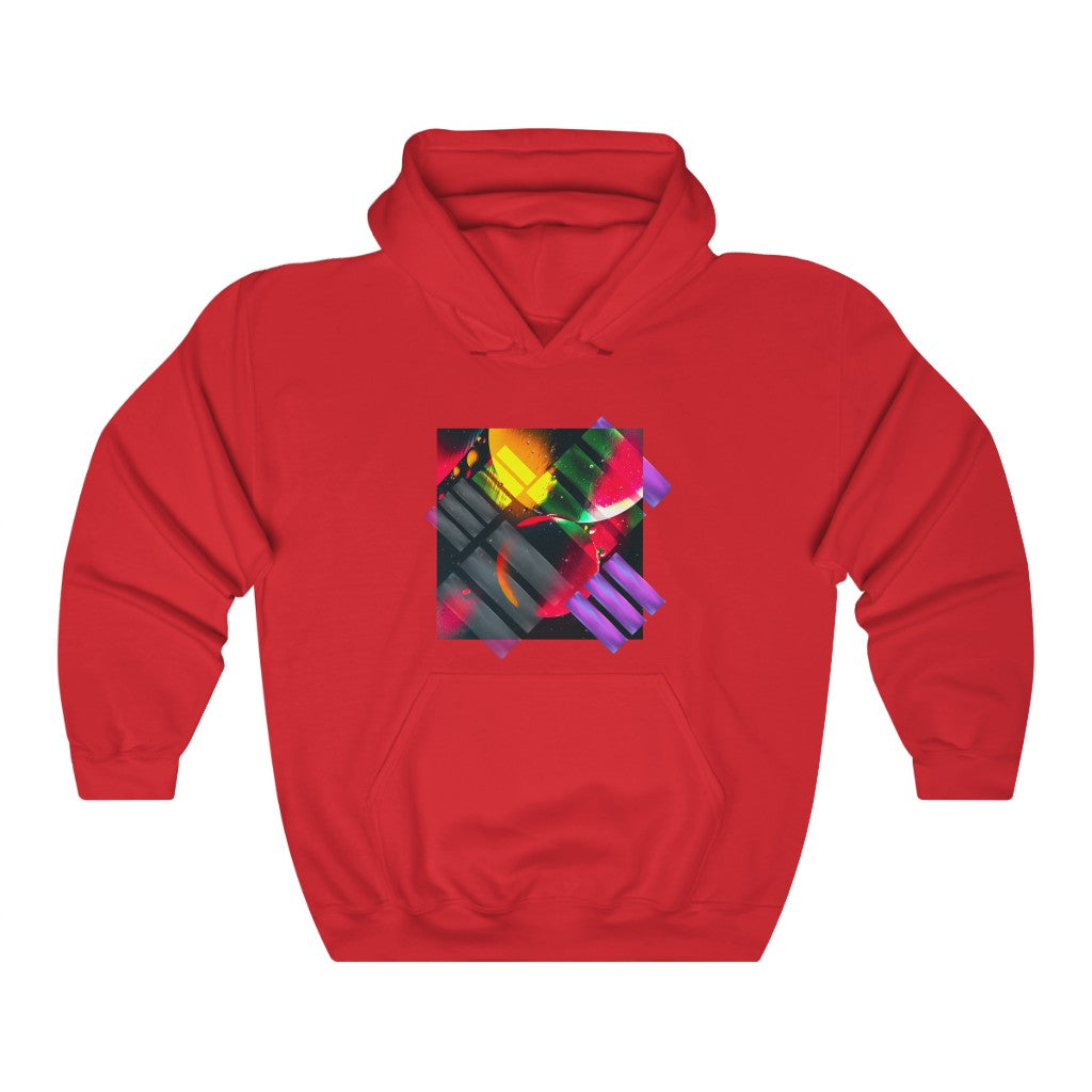 Abstract Rectangle Design Unisex Heavy Blend™ Hooded Sweatshirt