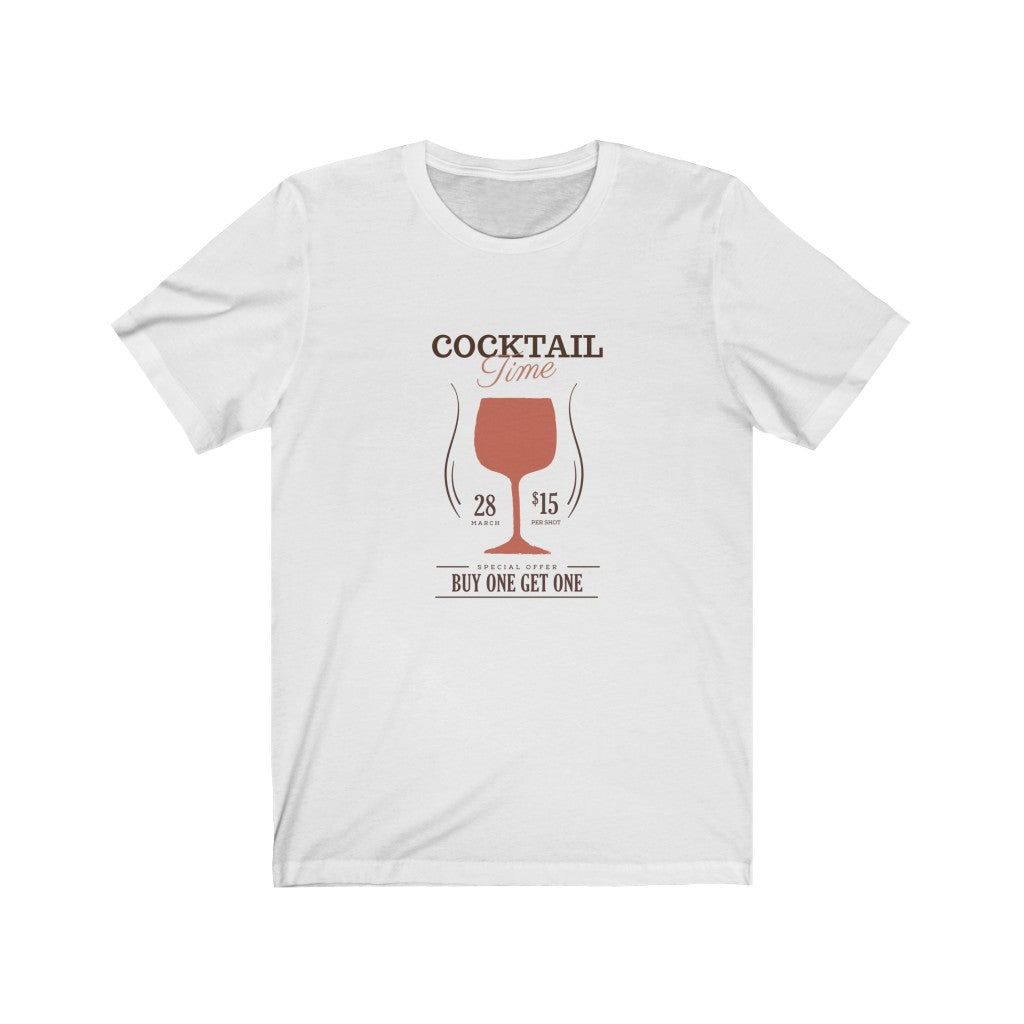 Cocktail Time Unisex Jersey Short Sleeve Tee