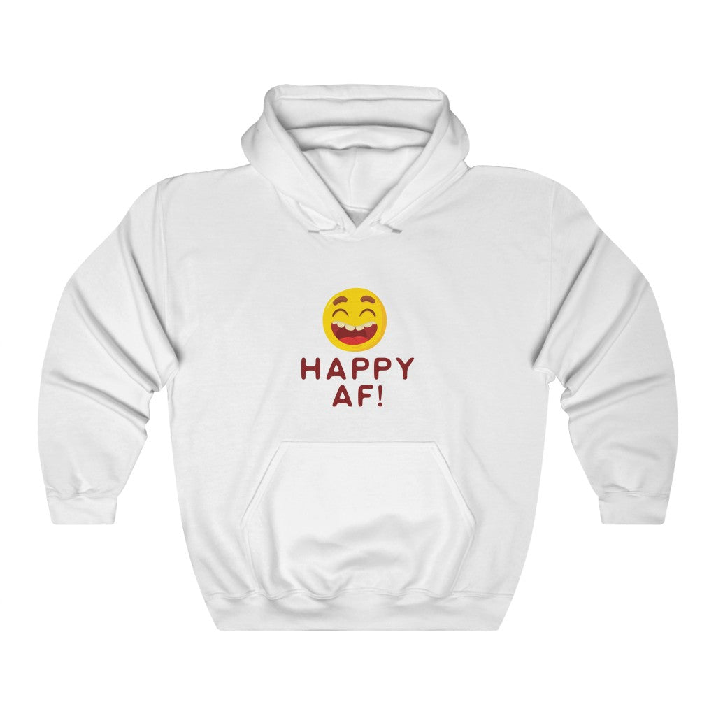 HAPPY AF! Unisex Heavy Blend™ Hooded Sweatshirt